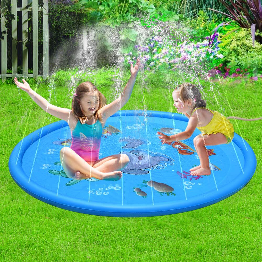 Kids Splash Play Mat - Water Sprinkler Outdoor Fun