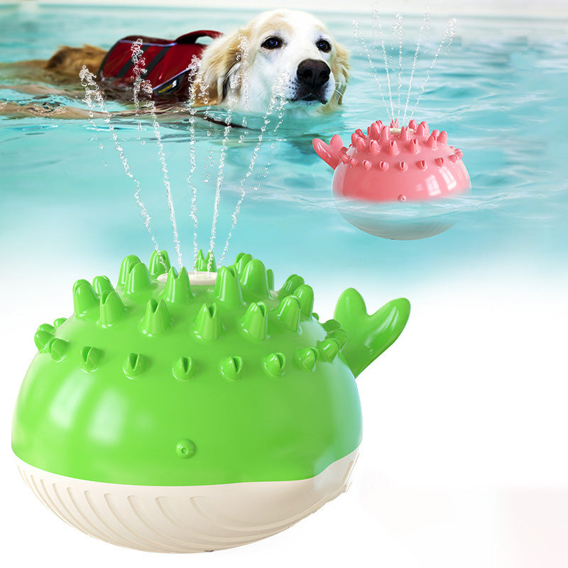 Swimming Pool Dog Toy - Electric Water Sprayer | Bath Time Fun