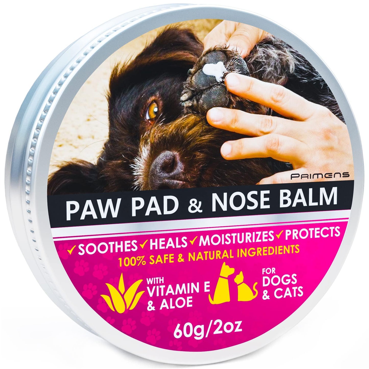 Natural Paw Protection Balm - Hot Pavement Wax | Dog Paw Care