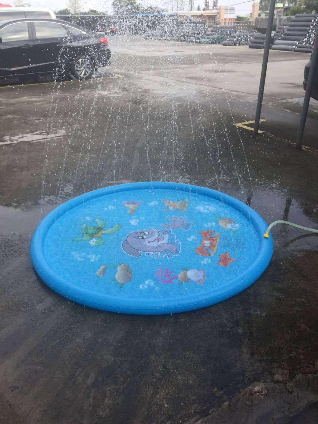 Kids Splash Play Mat - Water Sprinkler Outdoor Fun