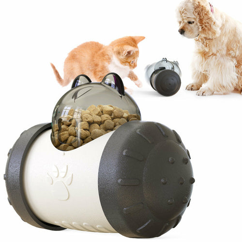 Interactive Treat Dispenser Ball - Pet Food Puzzle Toy