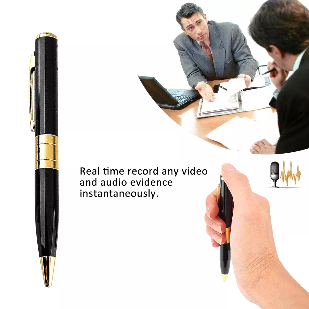 HD Spy Pen Camera - Mini Hidden Video & Audio Recorder | Security DVR