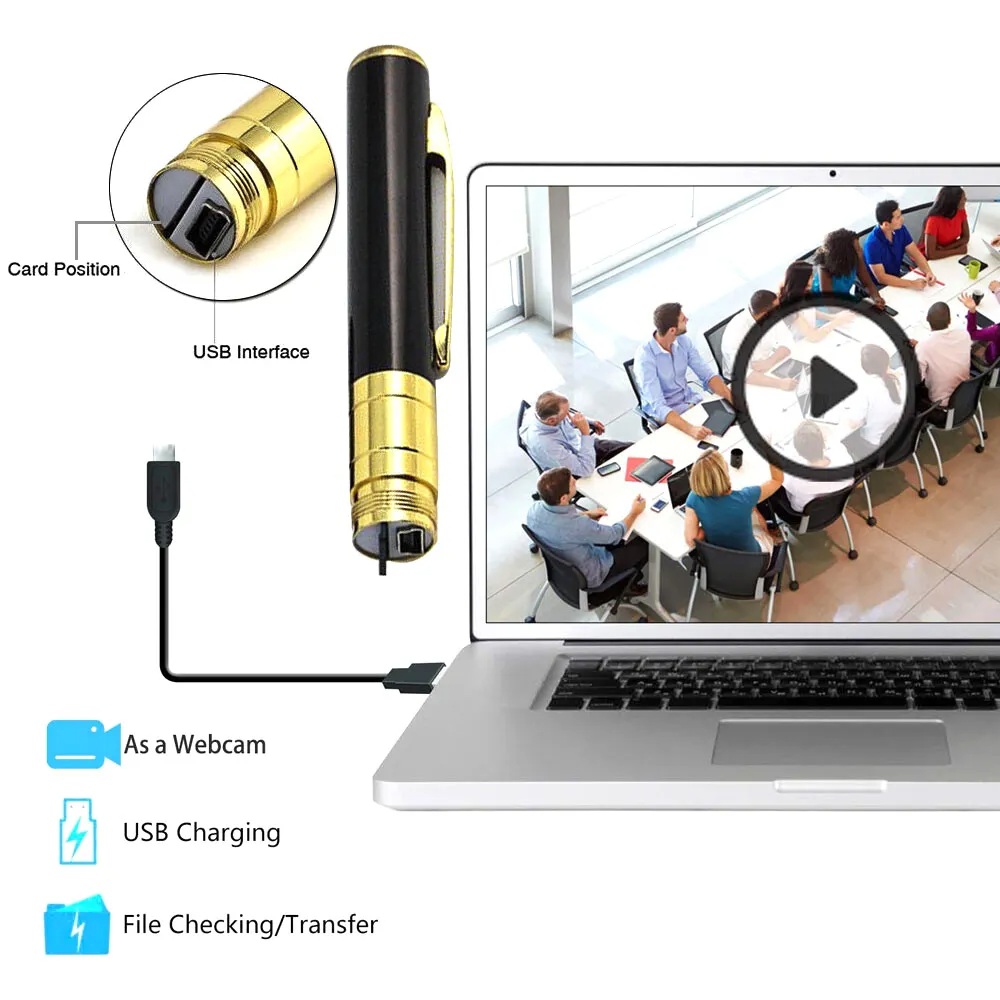 HD Spy Pen Camera - Mini Hidden Video & Audio Recorder | Security DVR