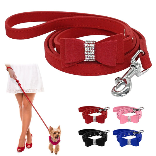 Premium Suede Dog Leash - Durable Rope for Small/Medium Dogs