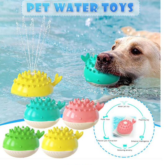 Swimming Pool Dog Toy - Electric Water Sprayer | Bath Time Fun