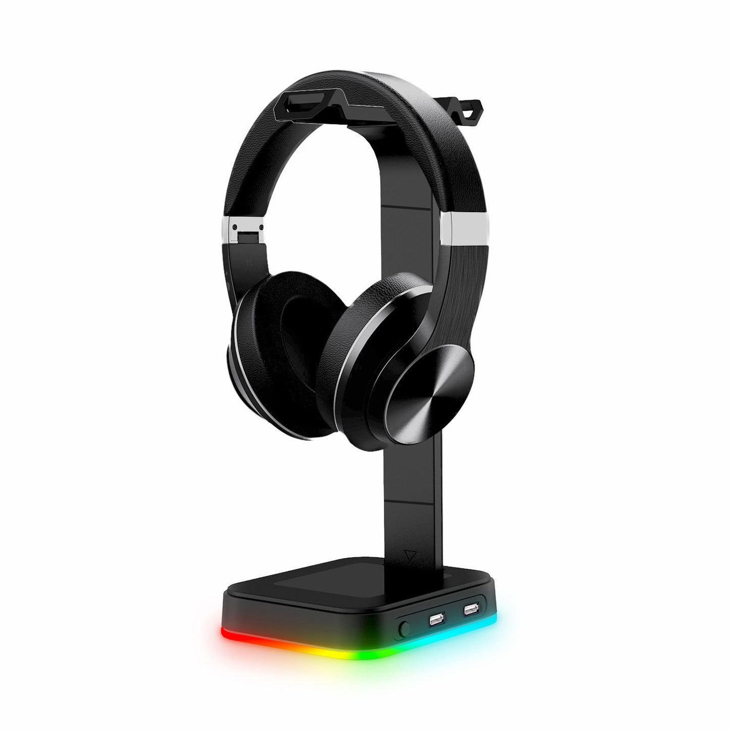 Desktop Gamer 2 In 1 RGB Headphone Stand Power Strip