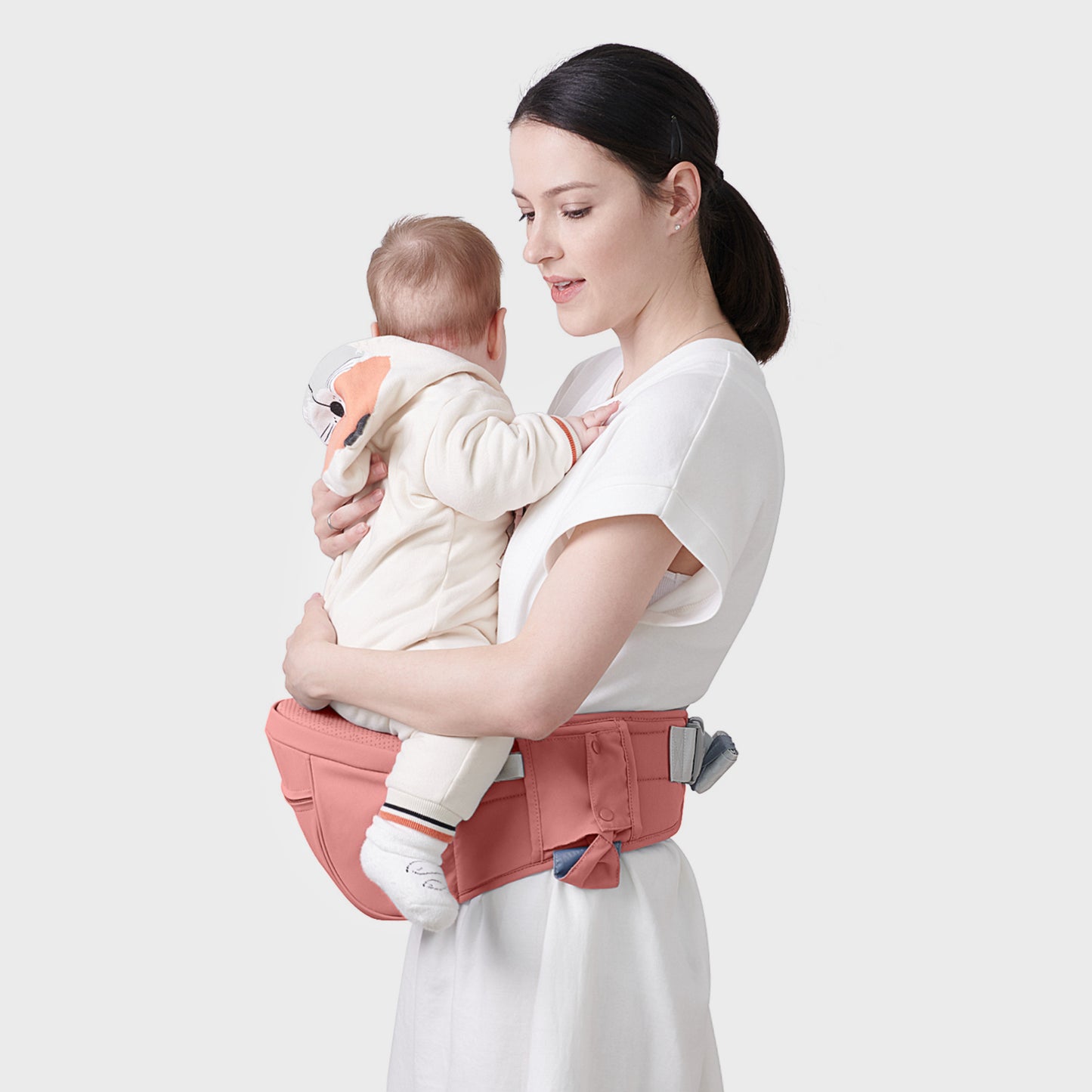 Ergonomic Baby Hip Seat Carrier - Cushioned Support | Parent Comfort