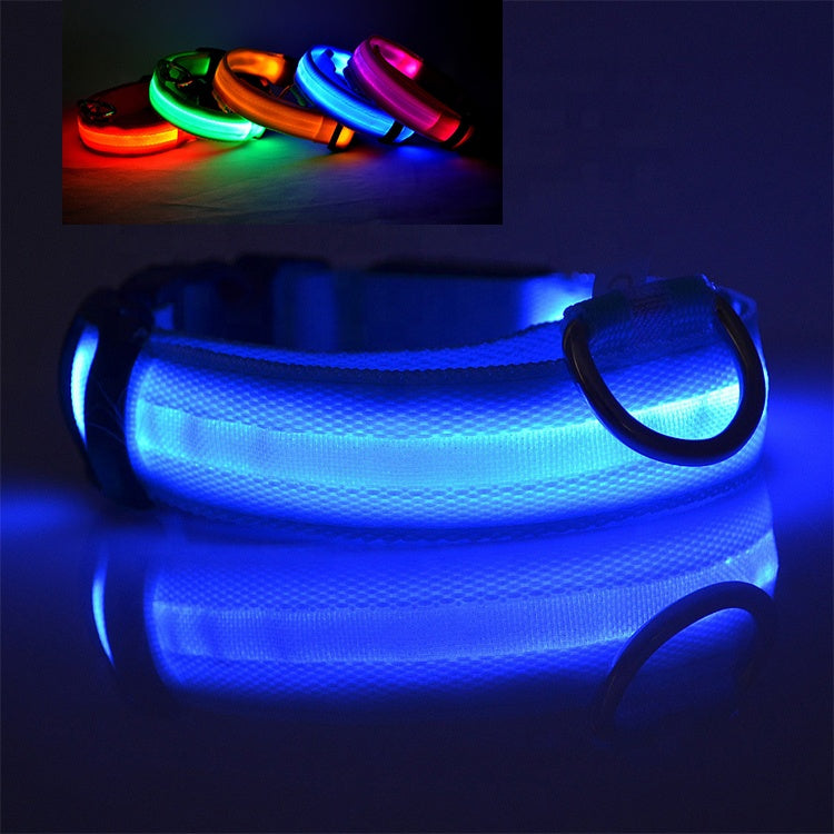 LED Dog Collar - USB Rechargeable | Safety Night Light