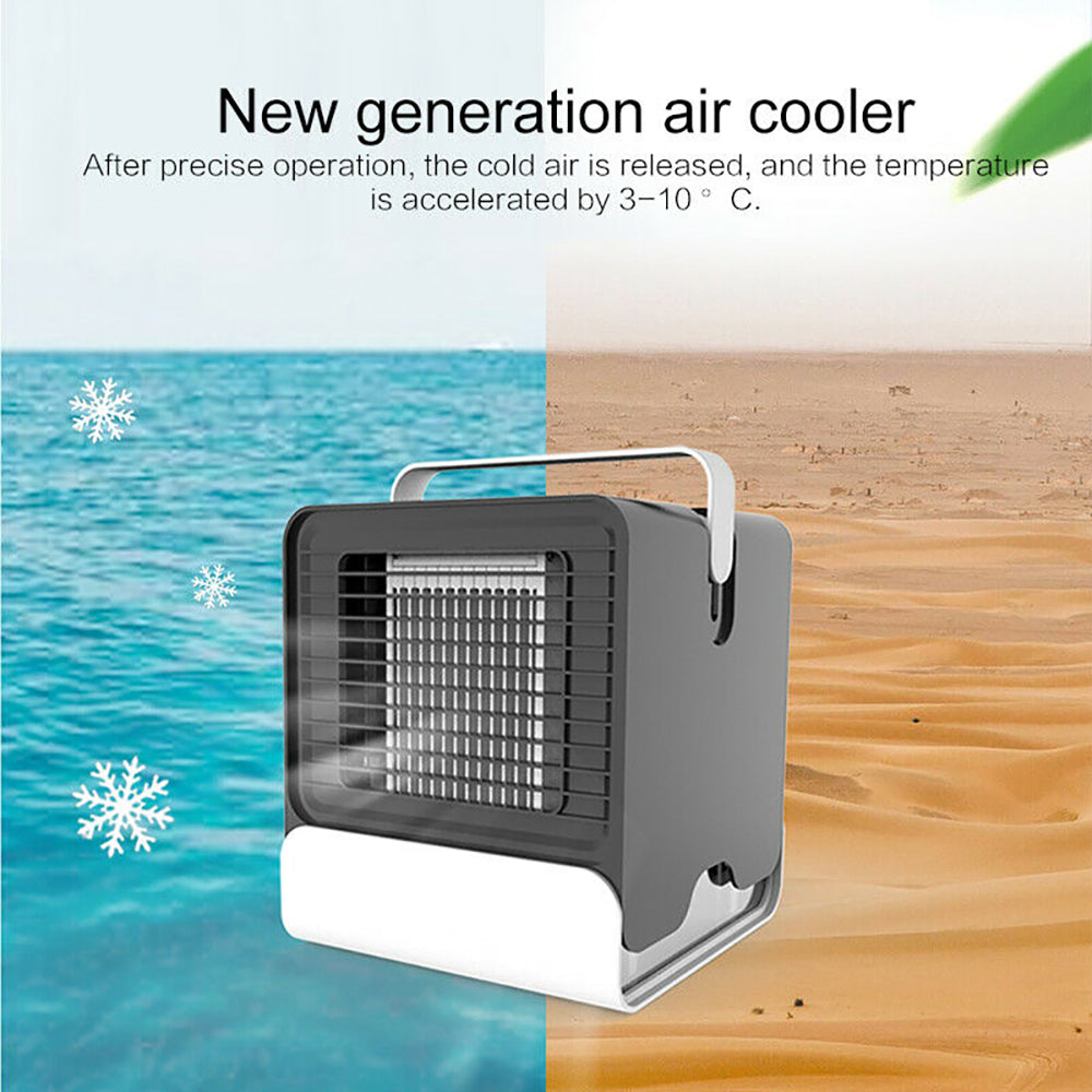 Portable Mini Air Conditioner - USB Negative Ion Cooling Fan