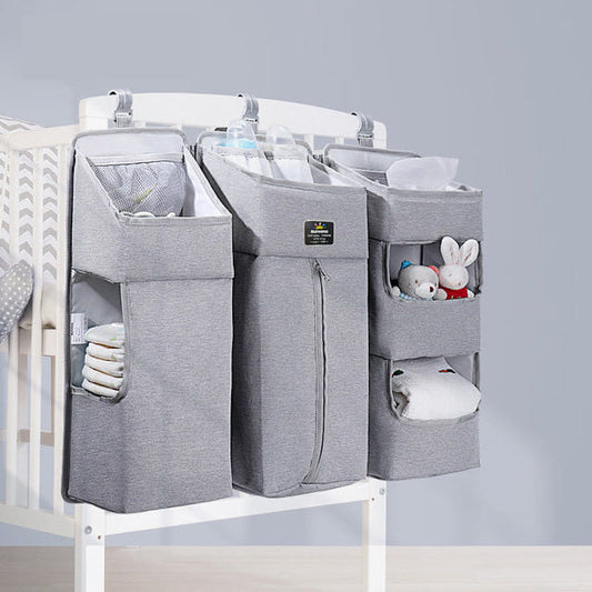 Portable Diaper Caddy Organizer - Adjustable Dividers | Nursery Storage