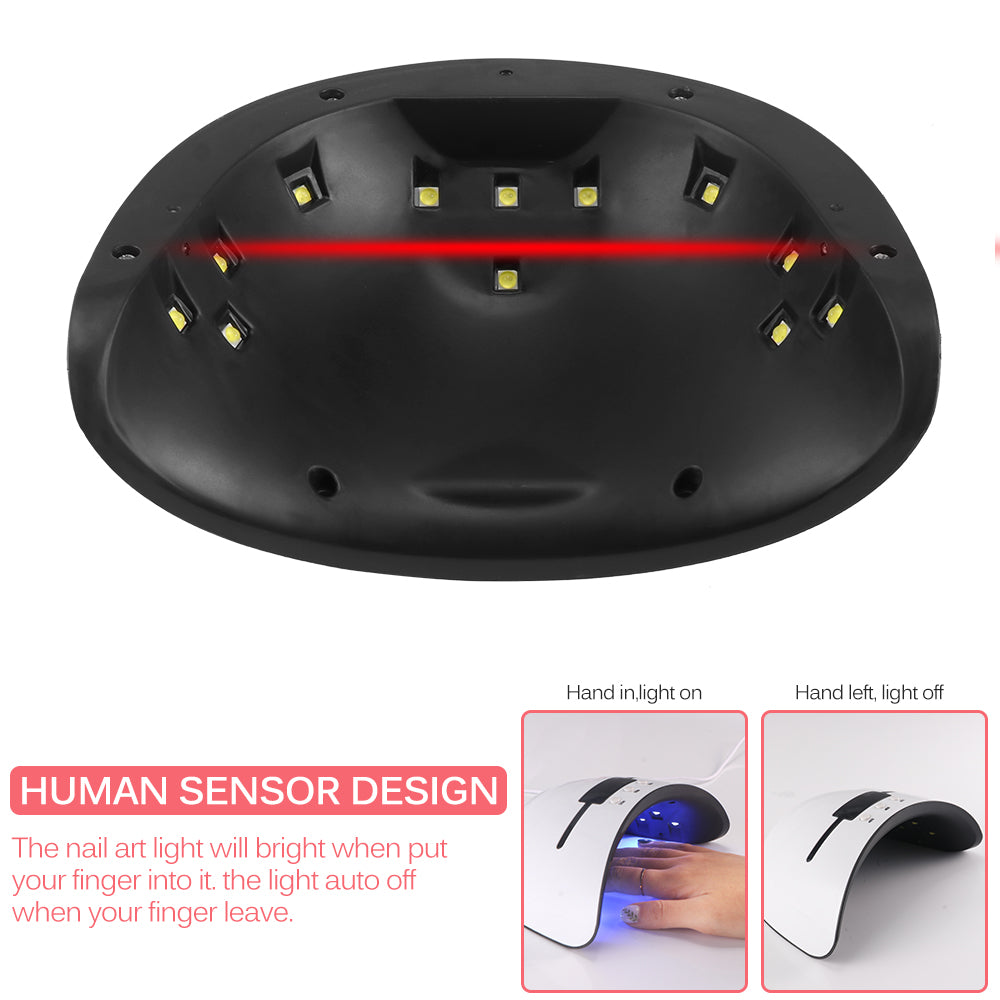 Professional UV LED Nail Dryer - Smart Sensor Manicure Lamp