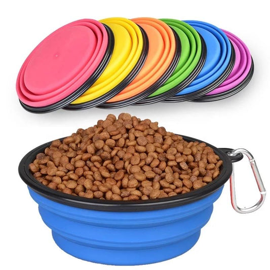 Portable Pet Bowl - Collapsible Silicone | Travel-Friendly