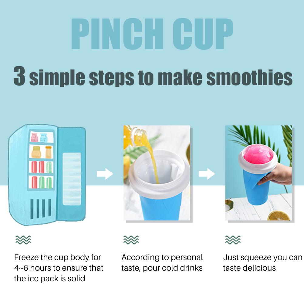 Portable Slushy Maker Cup - Travel Ice Blender | DIY Frozen Drinks