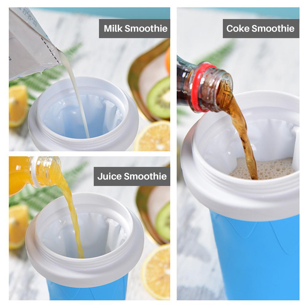 Portable Slushy Maker Cup - Travel Ice Blender | DIY Frozen Drinks