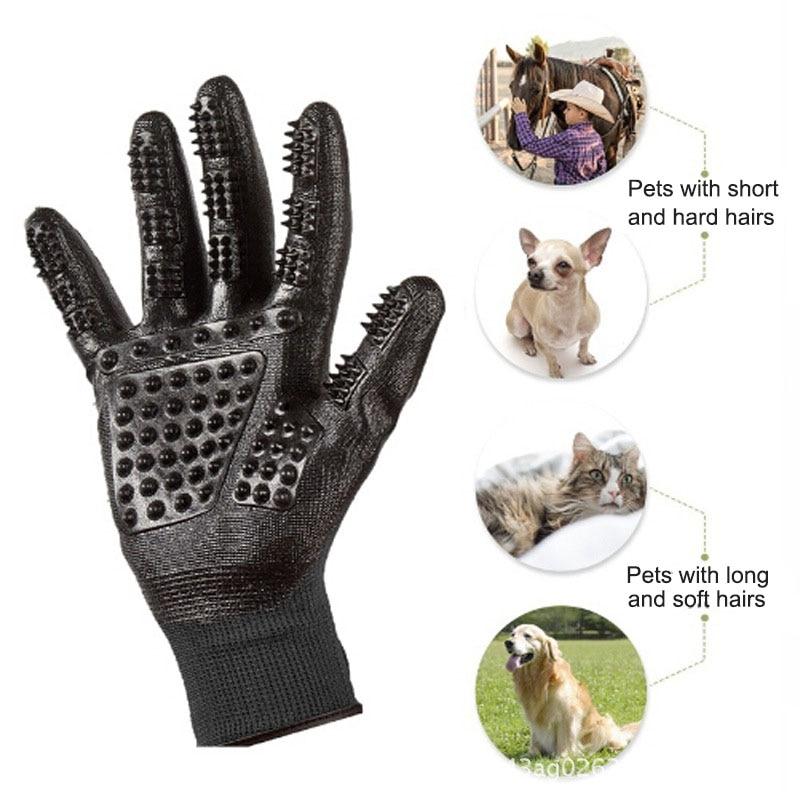 Pet Grooming Gloves - Professional Deshedding Tool | Quick Shipping