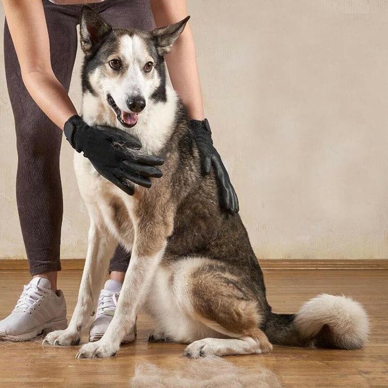 Pet Grooming Gloves - Professional Deshedding Tool | Quick Shipping