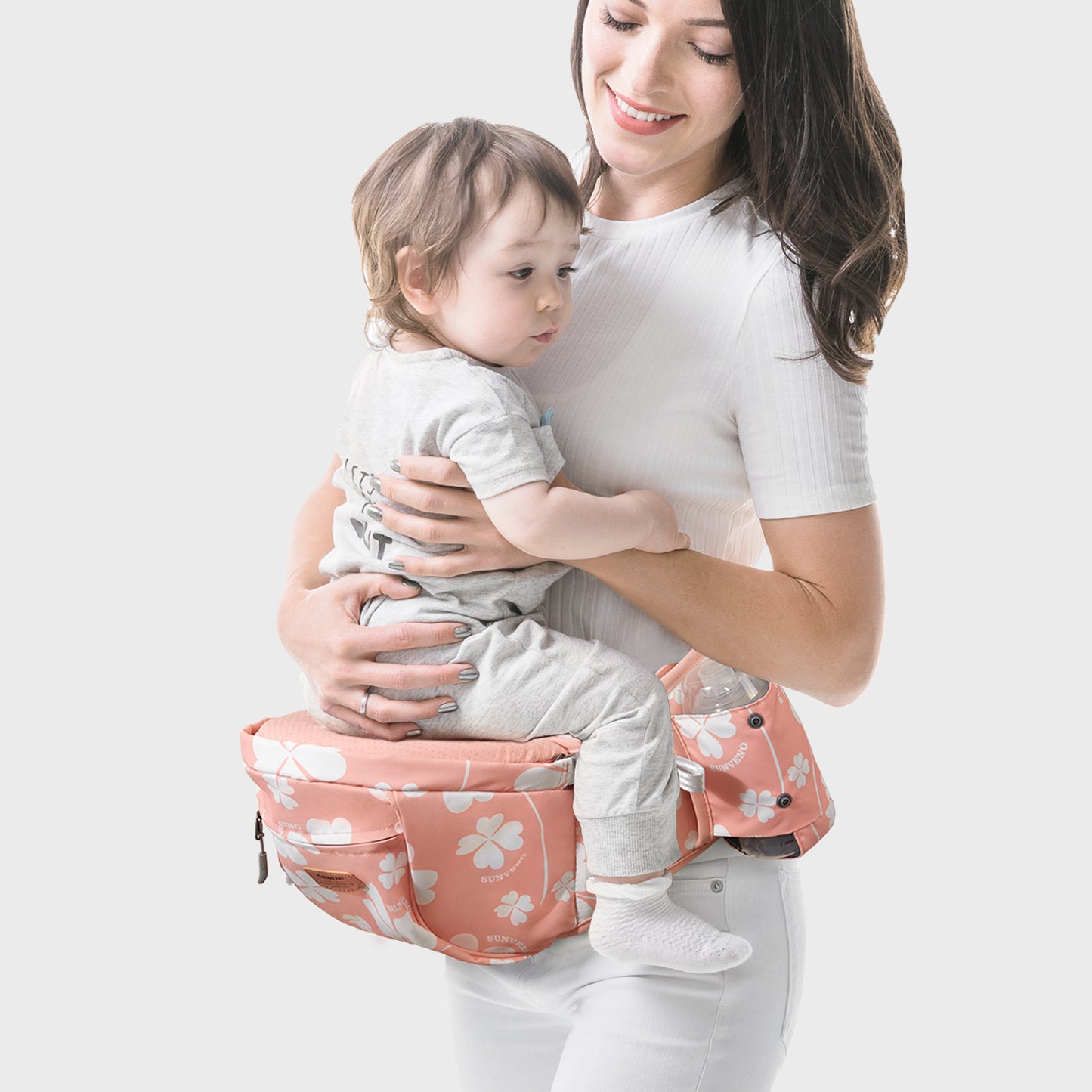 Ergonomic Baby Hip Seat Carrier - Cushioned Support | Parent Comfort